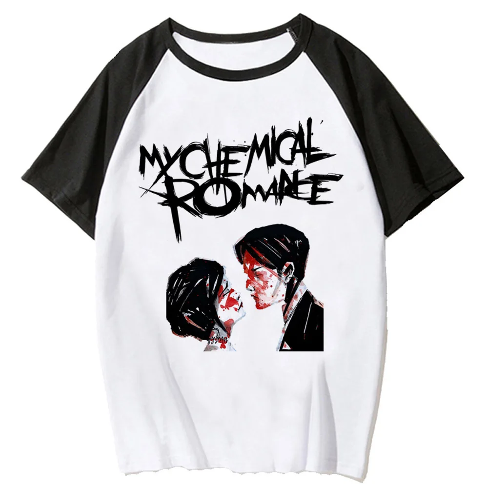 Mcr My Chemical Romance t shirt women manga Tee female funny Japanese comic clothing