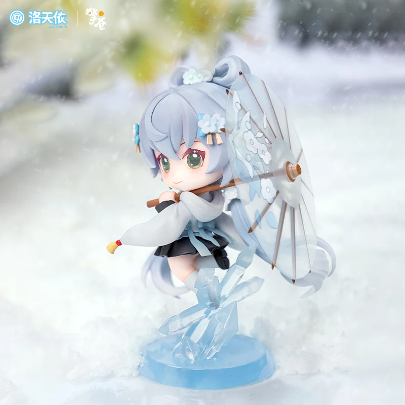

Genuine Luo Tian Yi Li Hua Xue Q Version Action Figure Cartoon Anime Figure Collectible Model Desktop Decoration Toys Adult Gift