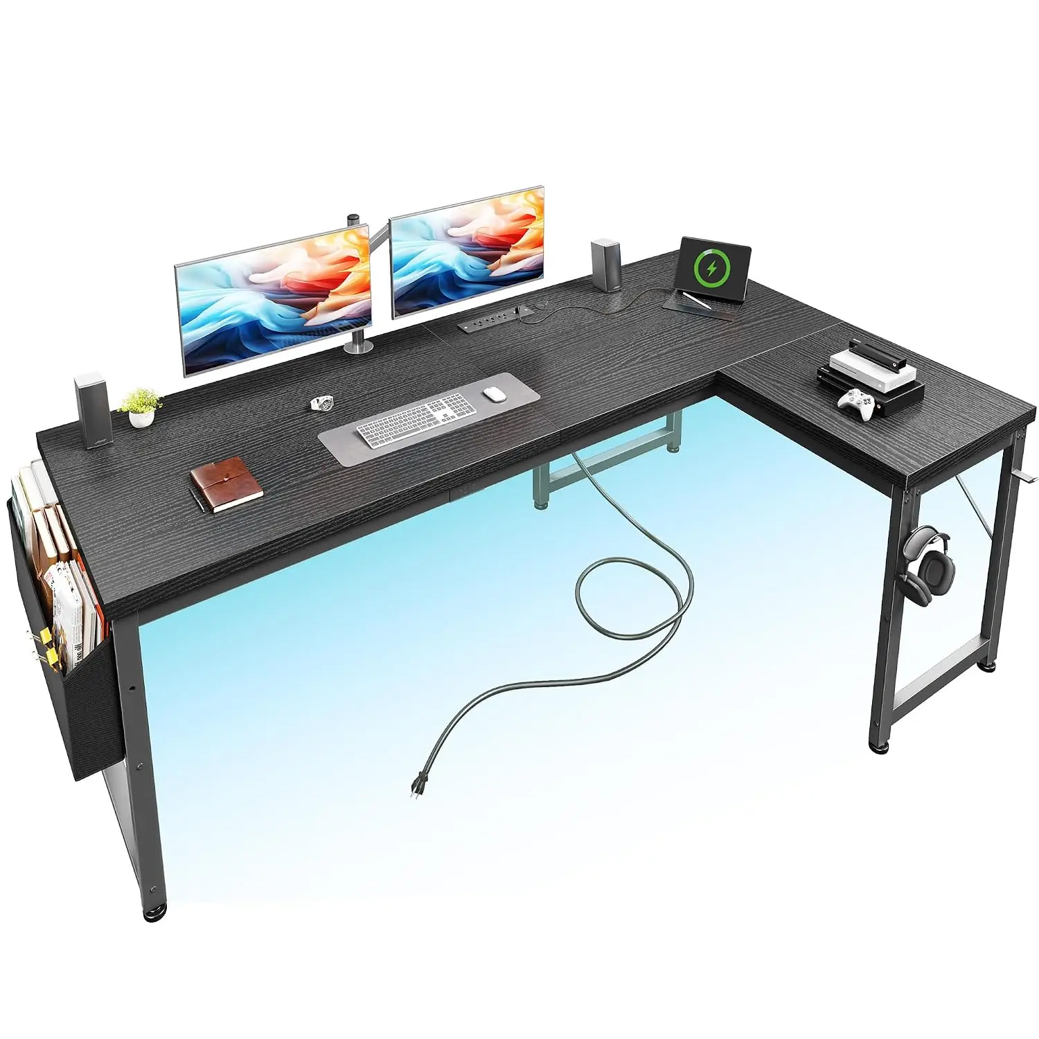 L Shaped Desk 63