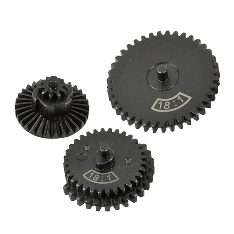For Ver. 2/3 AEG EBB Gearbox Compatible 18:1 Ratio CNC Steel Cut Torque High Speed Gear Set