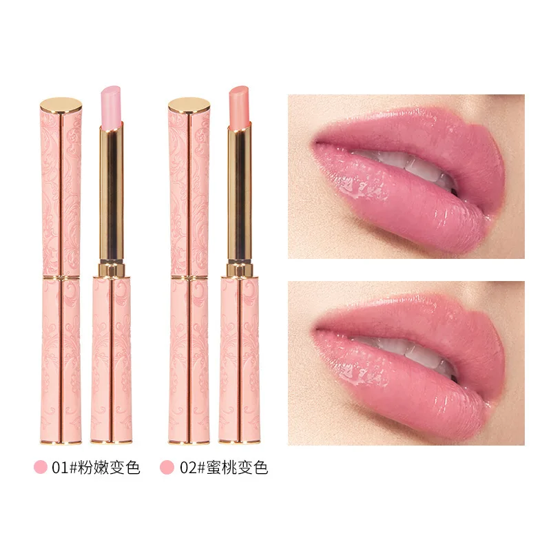 New Color Lip Balm Crystal Temperature Change Lipstick Girl Moisturizing LongLasting Lip Gloss Makeup Lip Care Repair Cosmetic