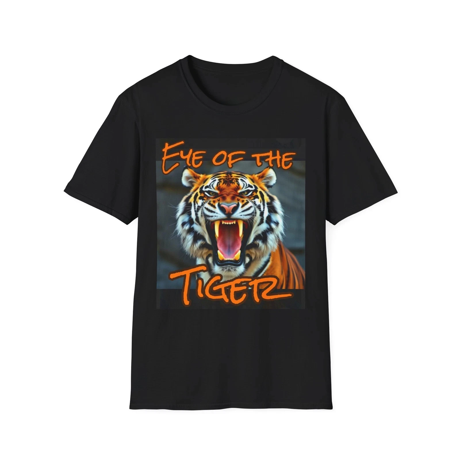 

Tiger Eye of The Tiger Graphic Printing Summer Luxury Brand Cotton Men's and Women's T-Shirts Short Sleeves Street Fashion Trend