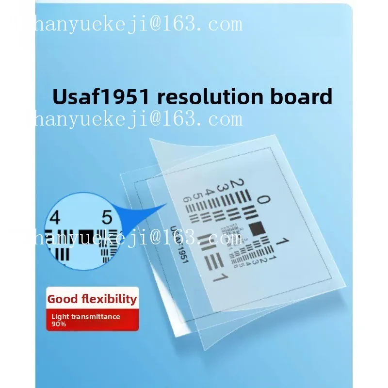 Best Sellers USAF1951 Resolution Test Chart Optical Resolution Plate for Endoscope Macro Lens Testing