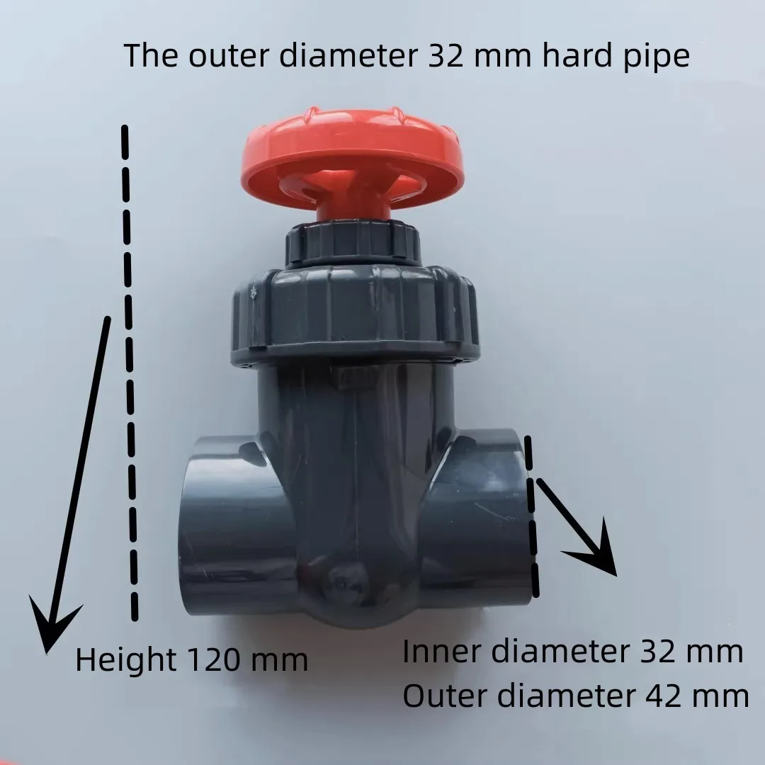 PVC fine valve fish tank water pipe joint diaphragm precision turnover fish tank project