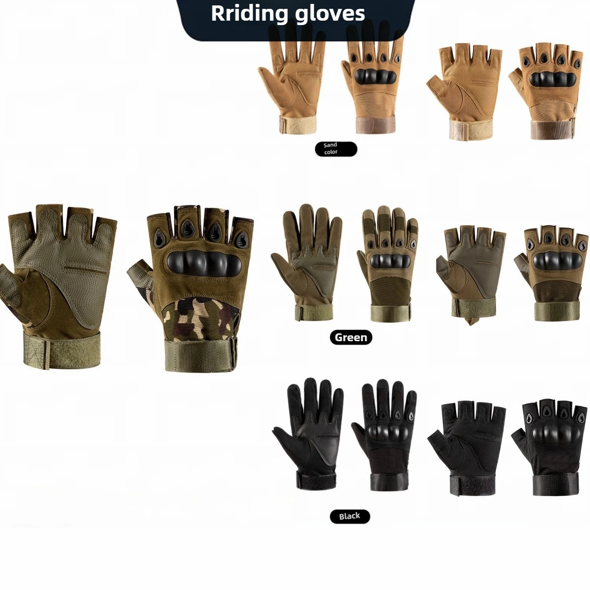 

Тактические перчатки с полупальцами и длинными пальцами, спортивные велосипедные уличные мужские и женские перчатки, Нескользящие перчатки для любителей милитари, фитнеса