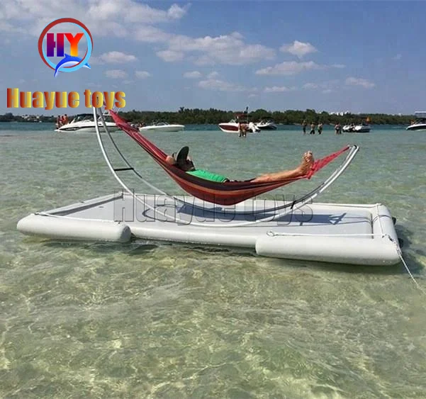 New inflatable water floating platform / inflatable floating pontoon dock water platform