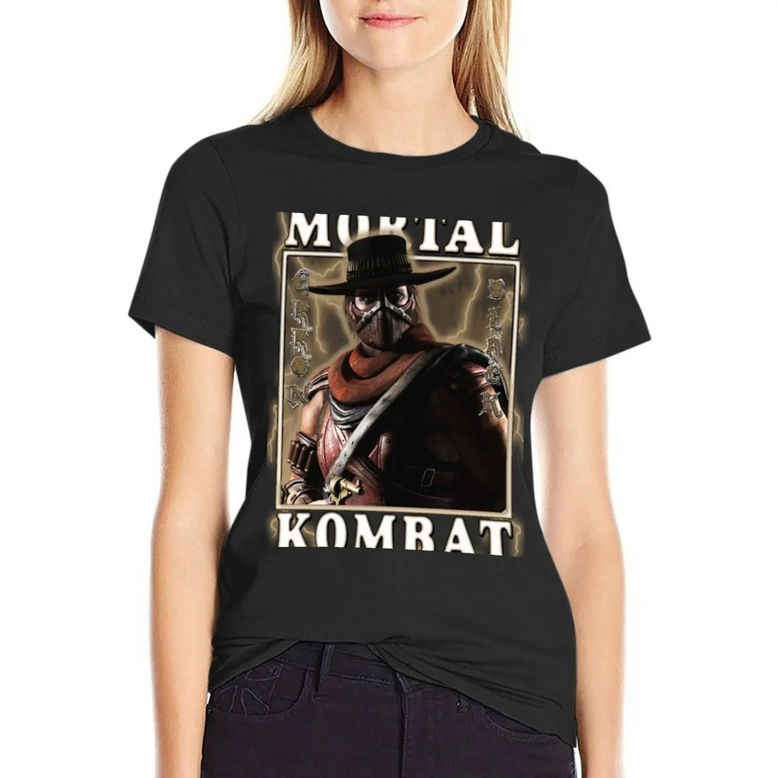 Mortal Kombat – Erron Black T-Shirt female shirts graphic tees vintage customizeds womans clothing