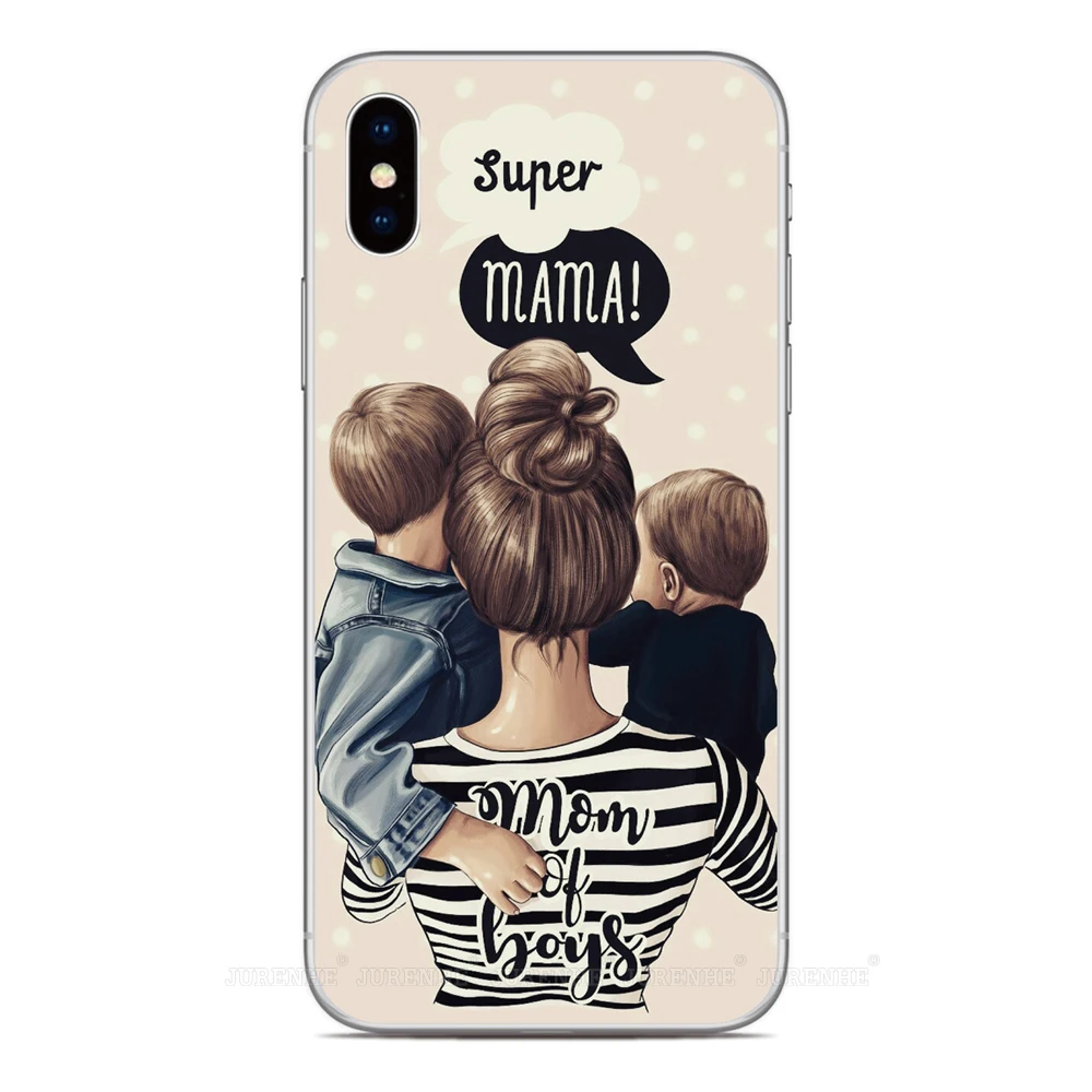 Mom Girl Boy Case For Alcatel 1B 1S 1SE 1L 1A 3 1 5033D 3X 1C 1X 1V 2019 2020 2021 2022 Nothing Phone 2A Plus CMF 1 2 Cover