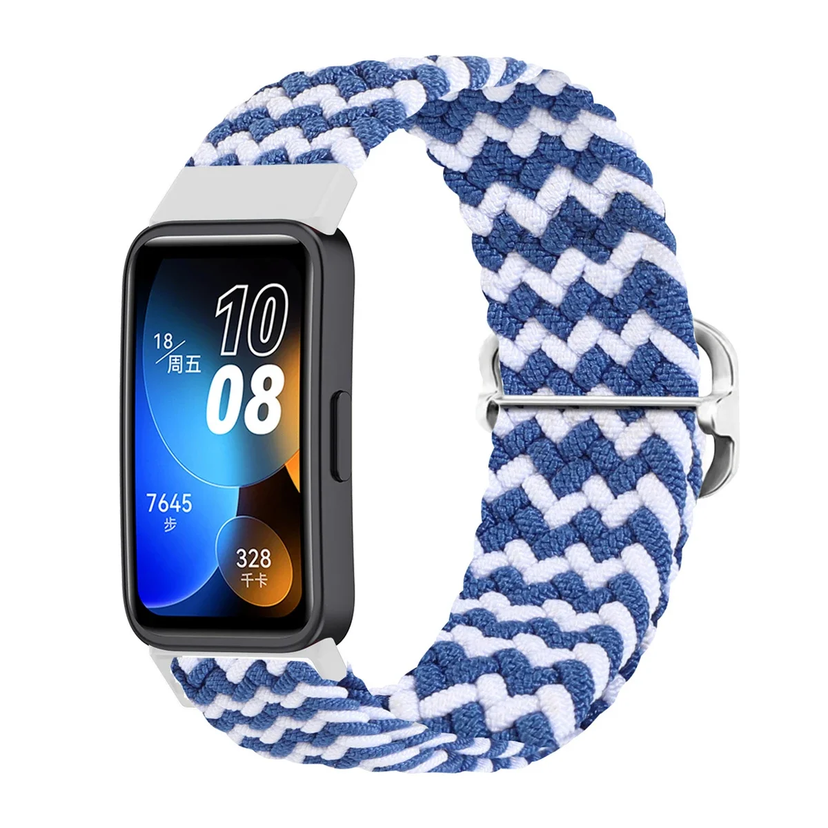 Geflochtenes Nylon-Schlaufenband für Huawei Band 10, verstellbares, elastisches, sportliches, bequemes Armband, Huawei Band 9/8/7 Correa-Zubehör
