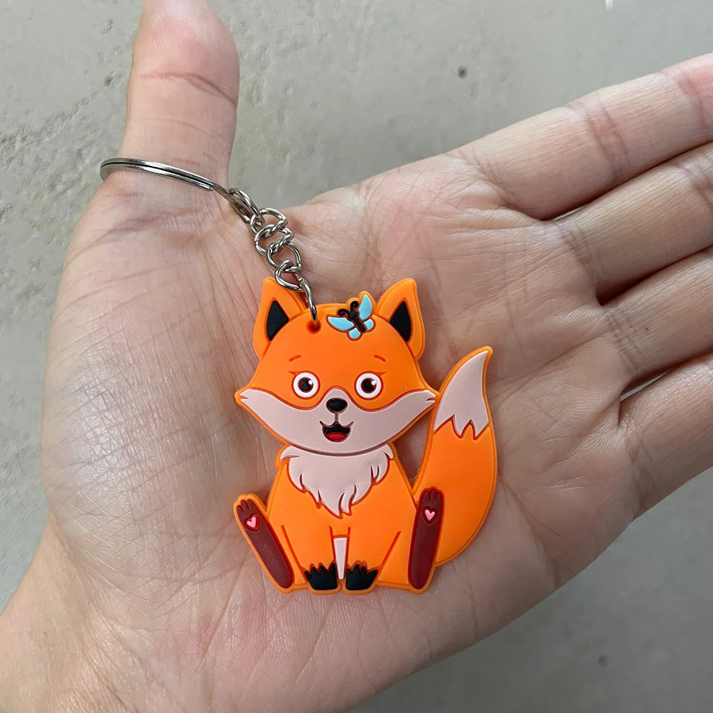 Fox Birthday Decorations Fox Party Faovr Gift Bags Keychains Straw for Kids Woodland Baby Shower Supplies