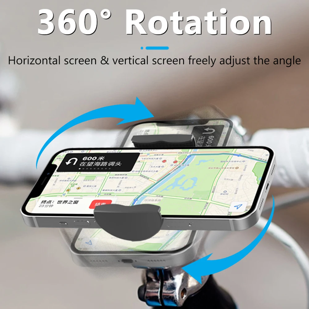 360 °   حامل هاتف قابل للدوران لتركيب الدراجات العالمية للدراجات الجبلية على الطرق وحامل الهاتف الذكي