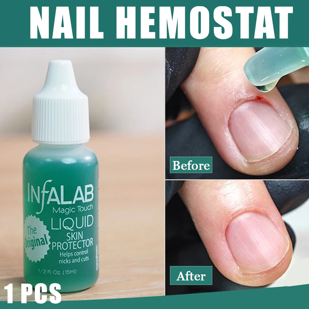 Nail Disinfection Hemostatic Tool Manicure Skin Stopping Blood Repair Anti Bleeding for Beauty Salon