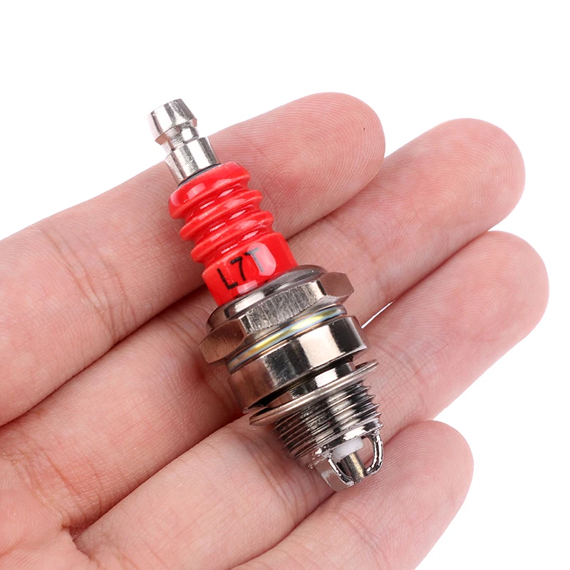 Three-sided Pole Spark Plug L7TJC for Gasoline Chainsaw and Brush Cutter Garden Machinery Lawn Mower Accessories