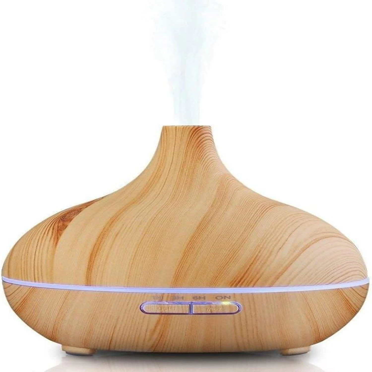 Experience ultimate relaxation and aromatherapy with the stylish 500ml brown essential oil diffuser. Transform your living space