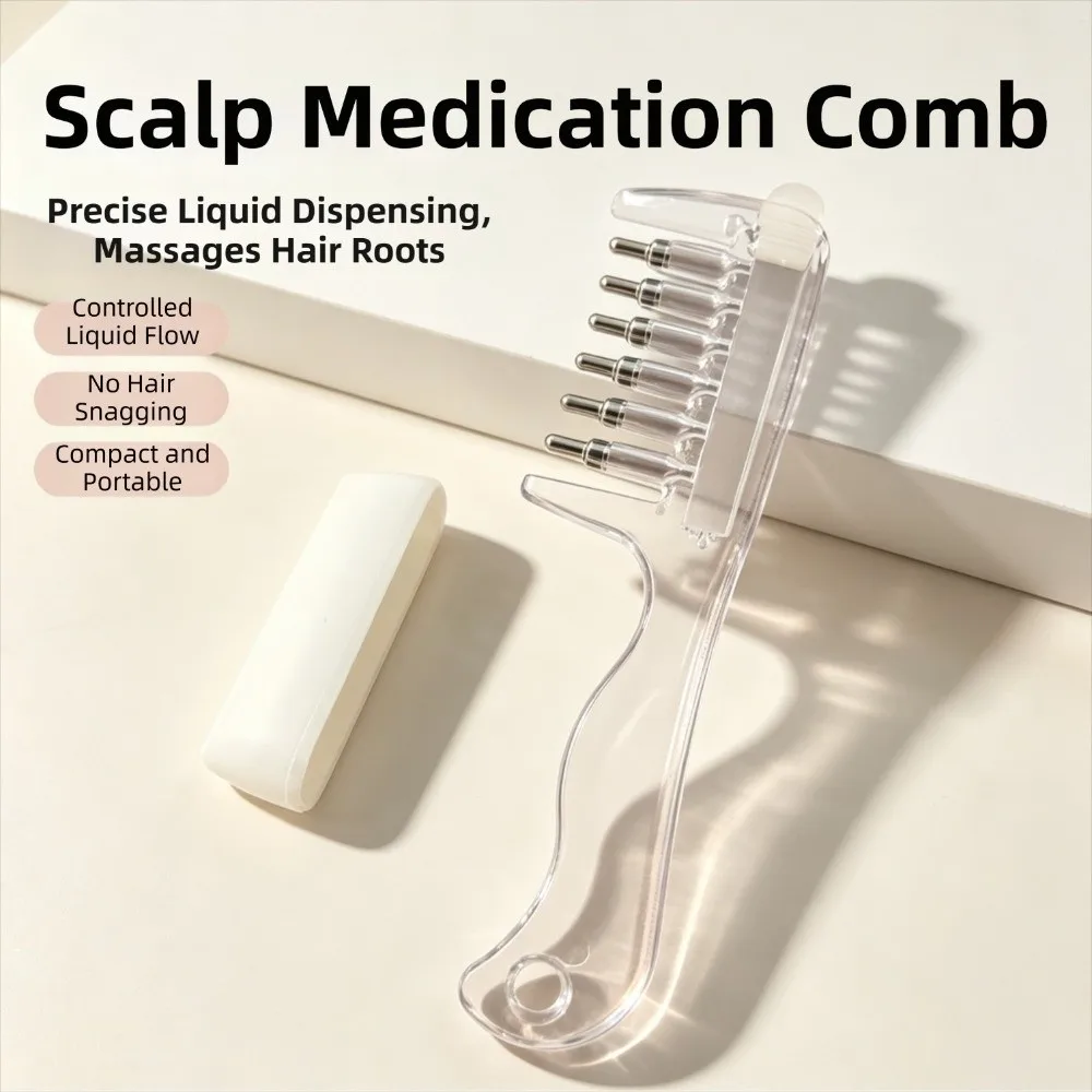 Multi-Function Mini Portable Head Applicator Hair Care Scalp Nourish Hair Firming Applicator Anti-Frizz Anti-Static