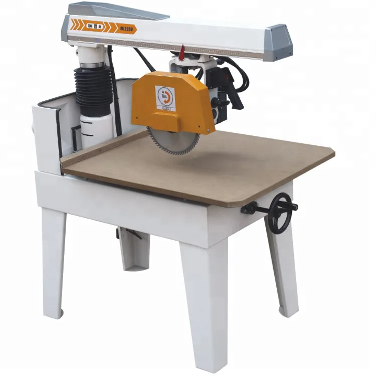 High Speed Industrial Wood Cutting Radial Arm Saw Machine