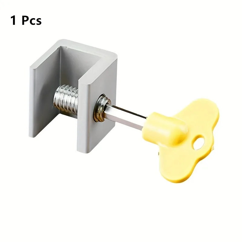 1 anti-theft sliding door window limiter lock Aluminum alloy plastic steel door and window lock translation screen window lock