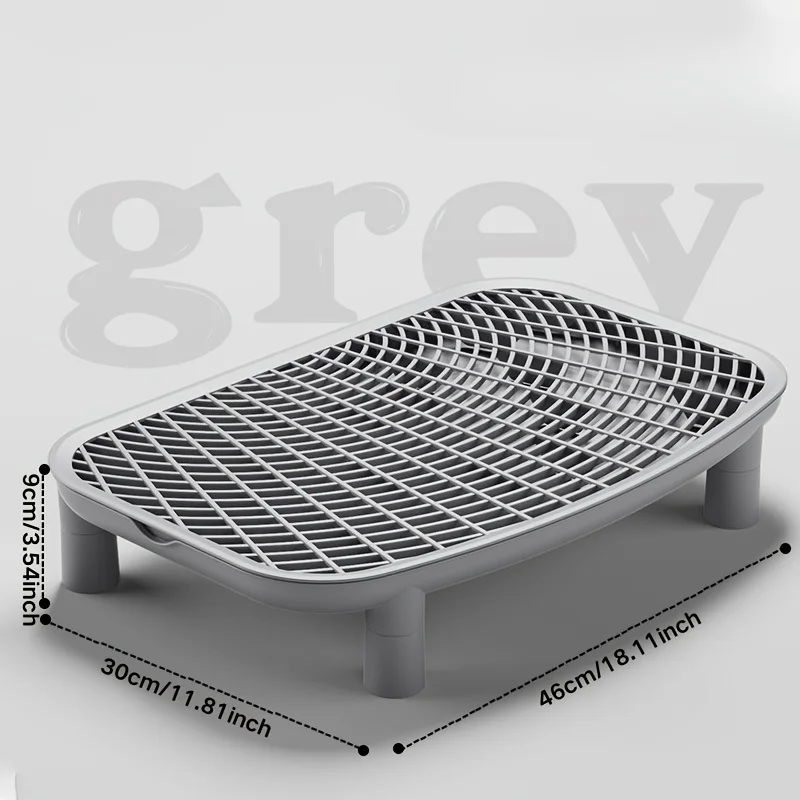 

Double Layer Cat Litter Mat - Washable, Large Anti-Scatter Pad for Mess Control. For Indoor Cats & Multi-Cat Households.