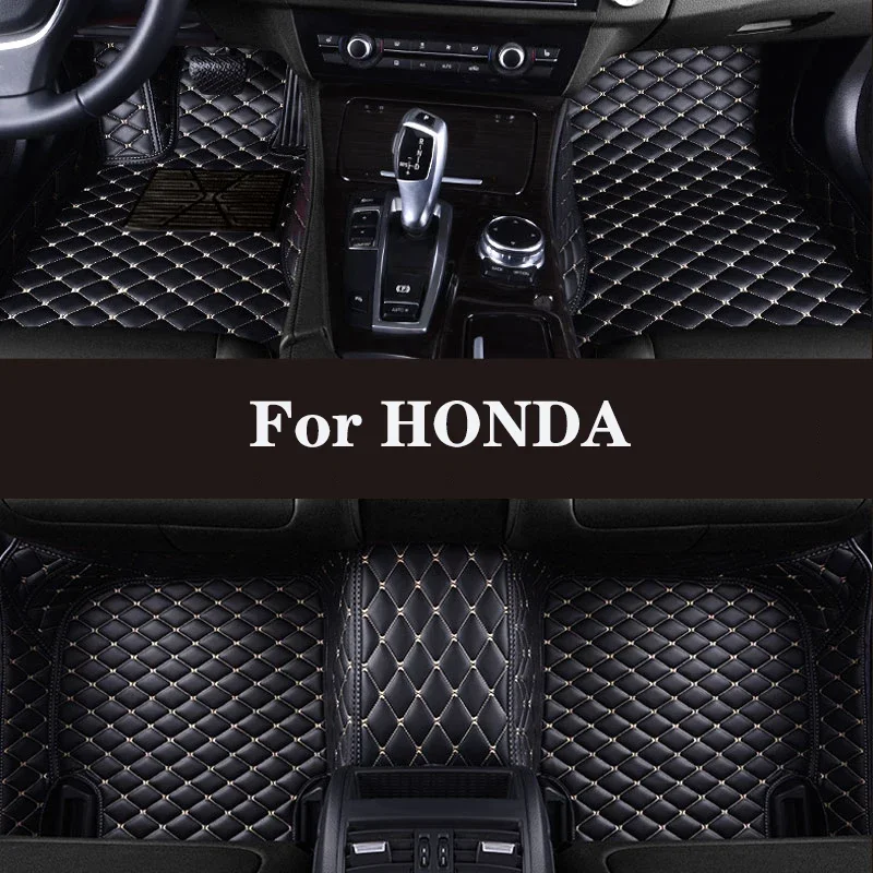 

Full Surround Custom Leather Car Floor Mat For HONDA Greiz Freed HRV Element INSPIRE Auto Parts