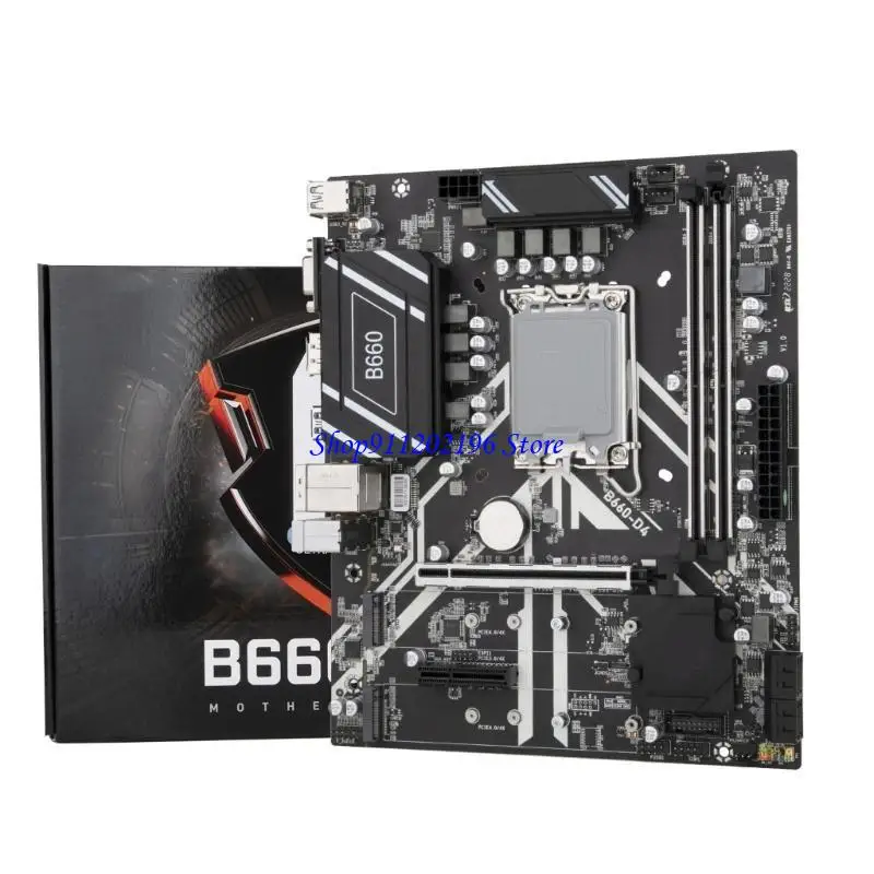 

P82A B660-D4 Материнская плата поддерживает процессоры Intel12 LGA 1700 Двойной канал 2xddr4 64g