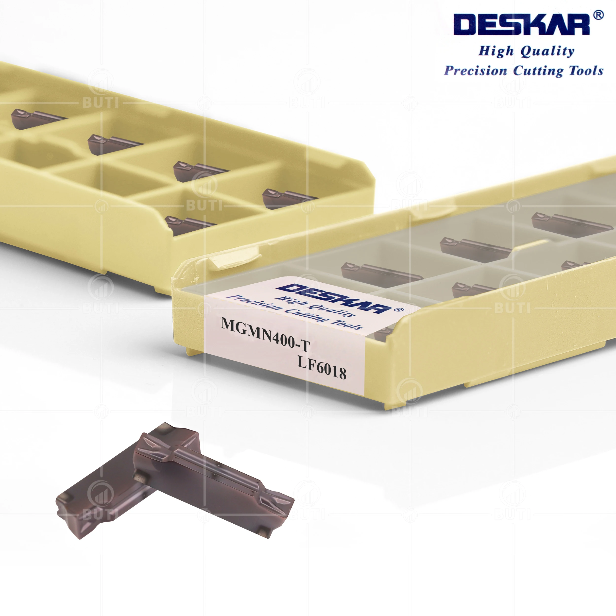 Imagem -02 - Deskar 100 Original Mgmn150 200 250 300 400 500 600 -g -m -t -h Lf6018 Tornos Cnc de Alta Qualidade Carbide Cutting Grooving Inserts