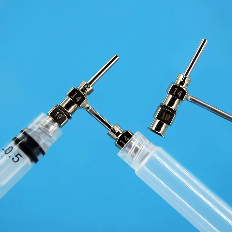 Aguja Coaxial de impresión 3D, boquilla de metal de galvanizado, fusión, proceso húmedo, núcleo de carcasa, núcleo de piel, fibra hueca