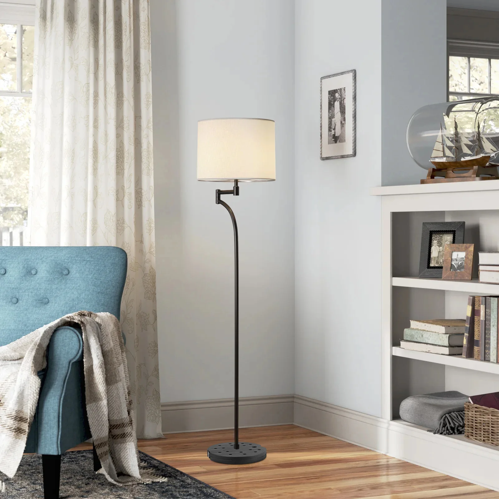 

Weighted Block Accessory Sturdy Plastic Round Desk Floor Light Lamp Chassis Base Stand Heavy Duty LED Lamp Tube
