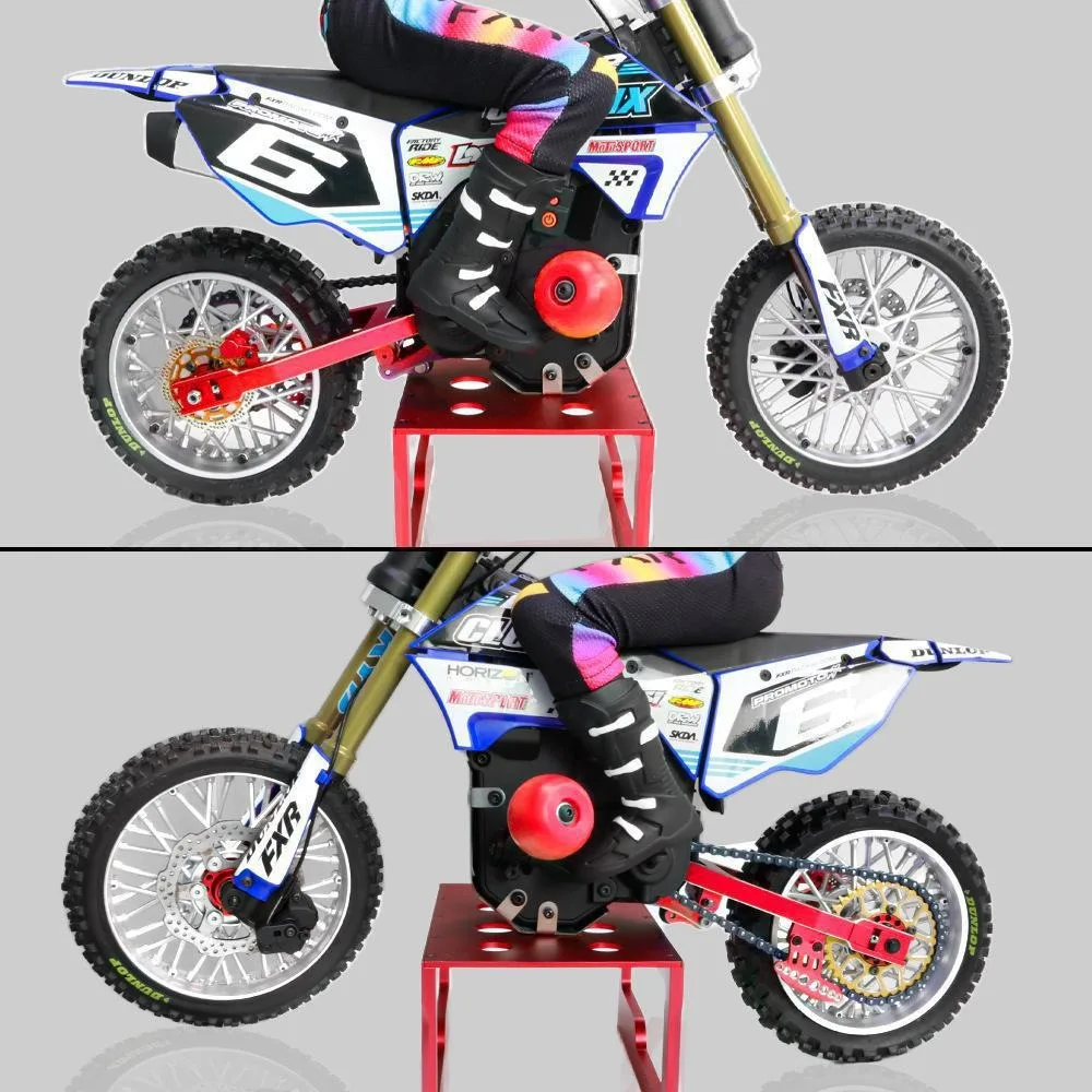 電動バイク用リアスイングアーム,リアフォーク,ホイールシート,調整可能なチェーン,rc losi 1/4 promoto mx,264000