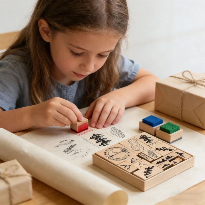 16 Stuks Kaart Maken Stempel Set Houten Rubber Stempel voor Kaart Maken Reizen Journaling Kaart Maken Scrapbooking Decoratie