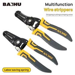 Wire Pliers Multifunctional Electrician Peeling Household Network Cable Wire Stripper Puller Stripper Tools