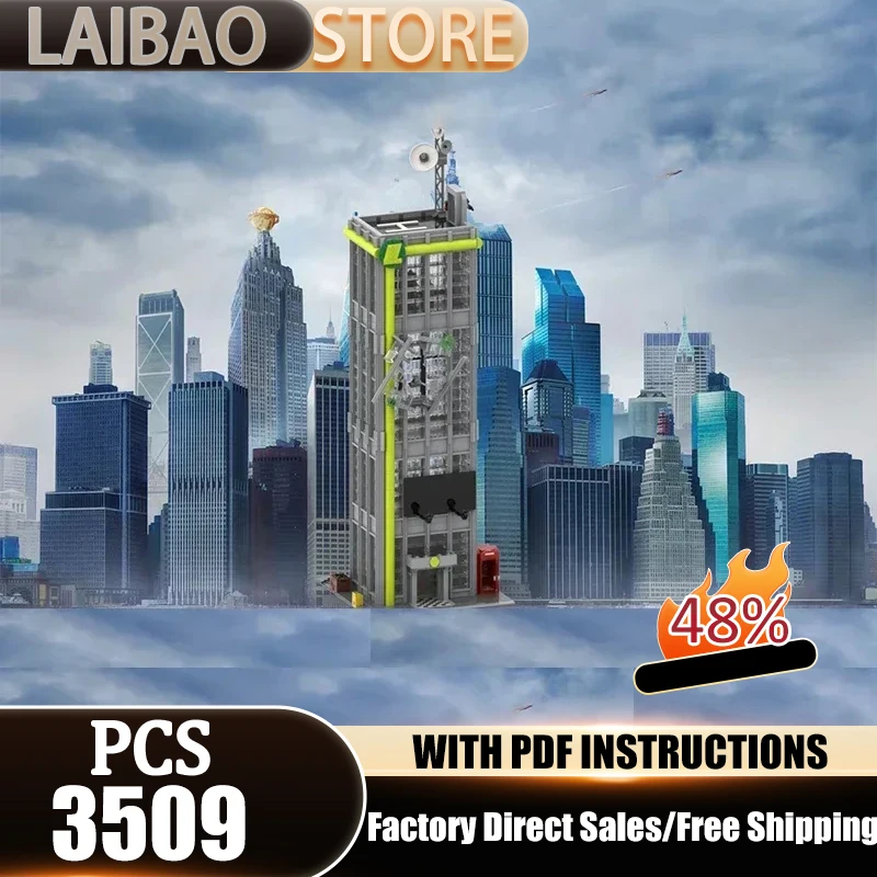 

Popular Movie Model Moc Building Blocks Modular Street View Model Technology Brick DIY Assembly Construction Toy Gifts