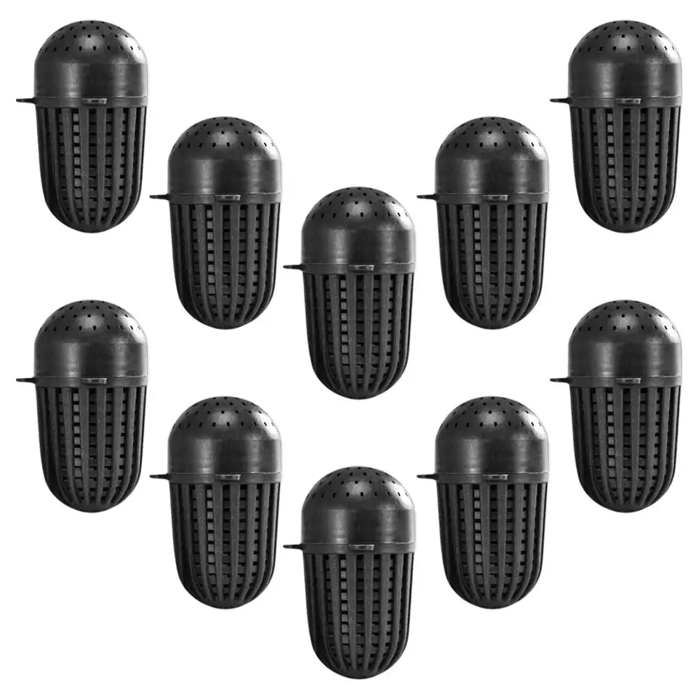 10 Pcs Lobster Eel Bait Cage Basket Plastic Crawfish Holder Outdoor Fishing Supply