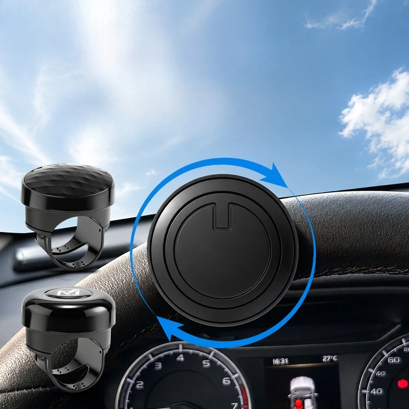 

Car Steering Wheel Power Ball Universal Car 360 ° Rotation Assist Metal Bearings Steering Wheel Booster