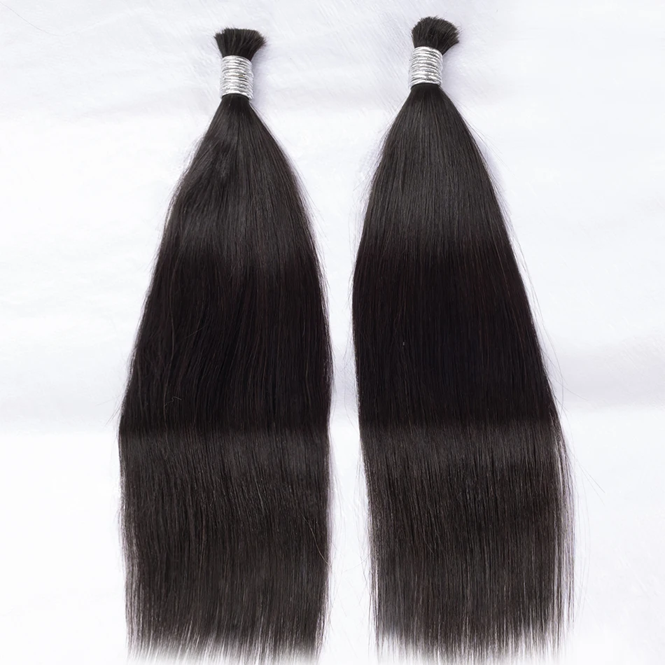 벌크 브레이딩 헤어 100% 인모 딥 웨이브 곱슬머리 미가공 노 웨프트 보헤미안 브레이드 인모 벌크 붙임머리 인디아 레미 헤어