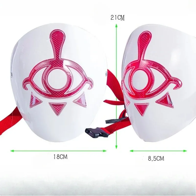 CyThe Legend of Zelda: Tears of the Kingdom Yiga Clan Mask Aksesoris Cosplay Masker Setengah Wajah Masker Pesta Halloween Masker Topeng