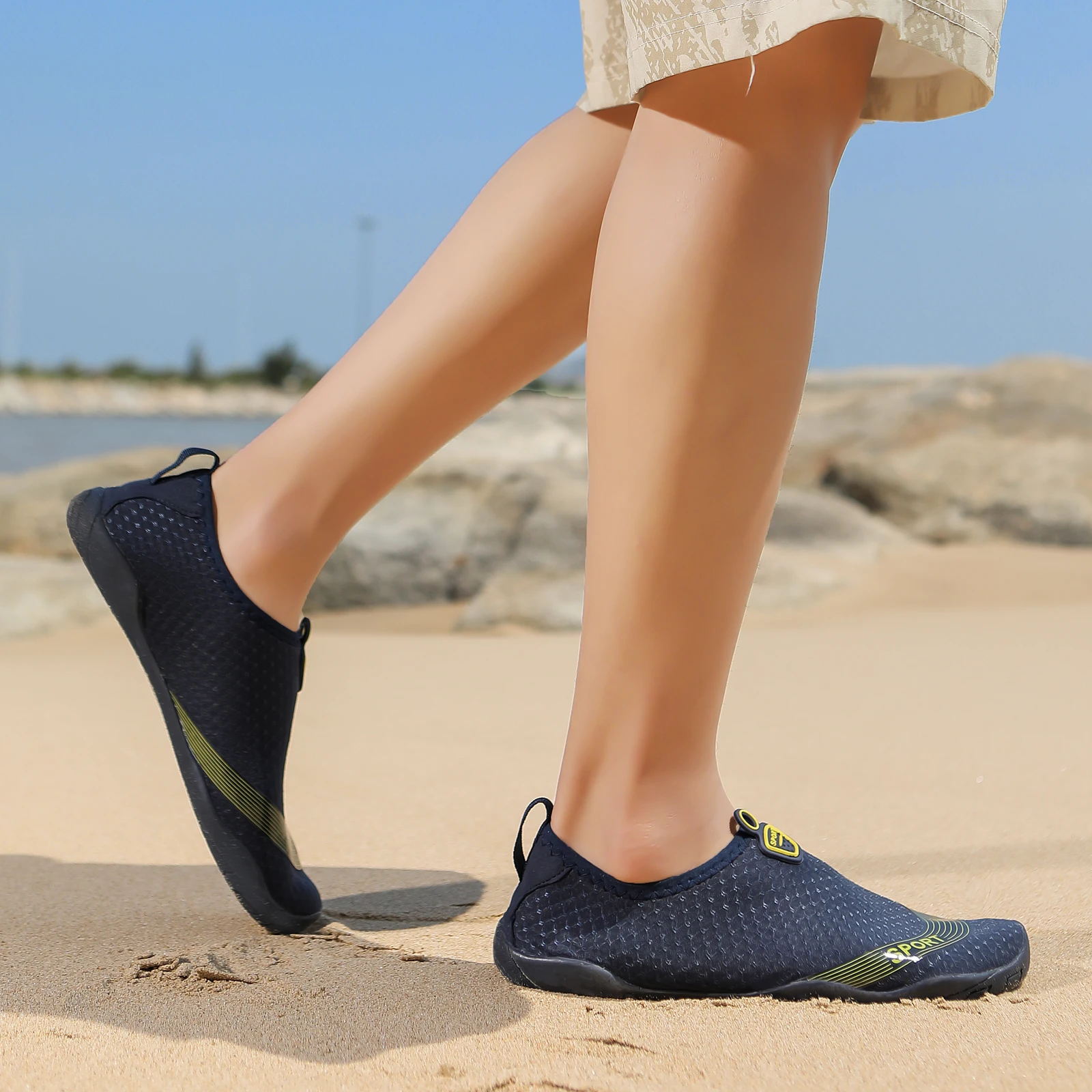 Waterschoenen Voor Heren En Dames Buiten Recreatief Zwemmen Klimmen Fitness Fiets Strandschoenen Snel Droog Antislip Rubberen Zolen