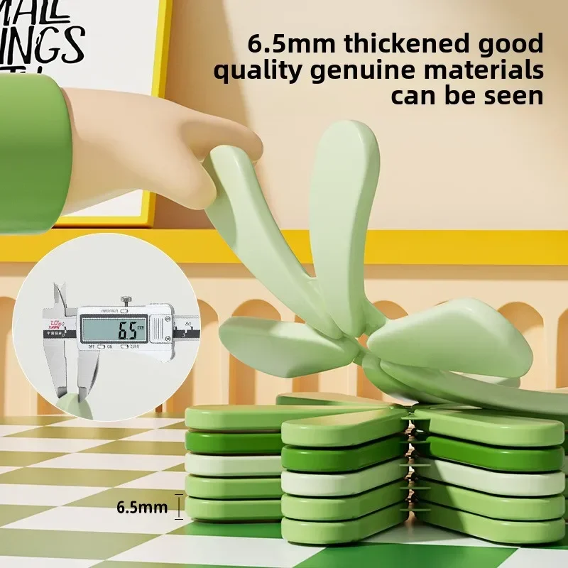 Silicone Mat Dishes Tree Design Stand Insulation Pad Set Coaster for Teapot Hot Pots Christmas Placemats Dining Table Gift