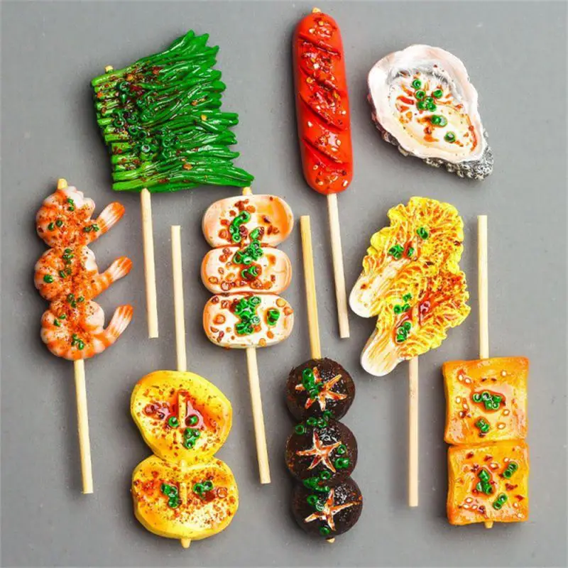 Home Decoration Imaginative Vivid Details High Quality Resin Material Practical And Decorative Charming Travel Souvenirs Kebab