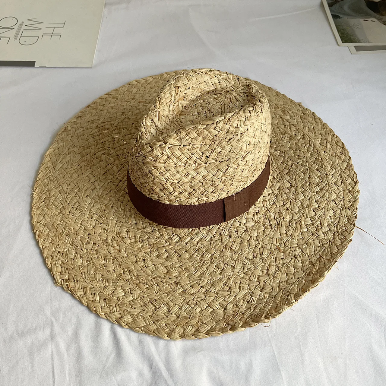 Fashion Handmade Panama Straw Hat For Women Men Caps Wide Brim Summer Jazz Hat Casual   Sunscreen Boater Hat Designer Vintage Ca