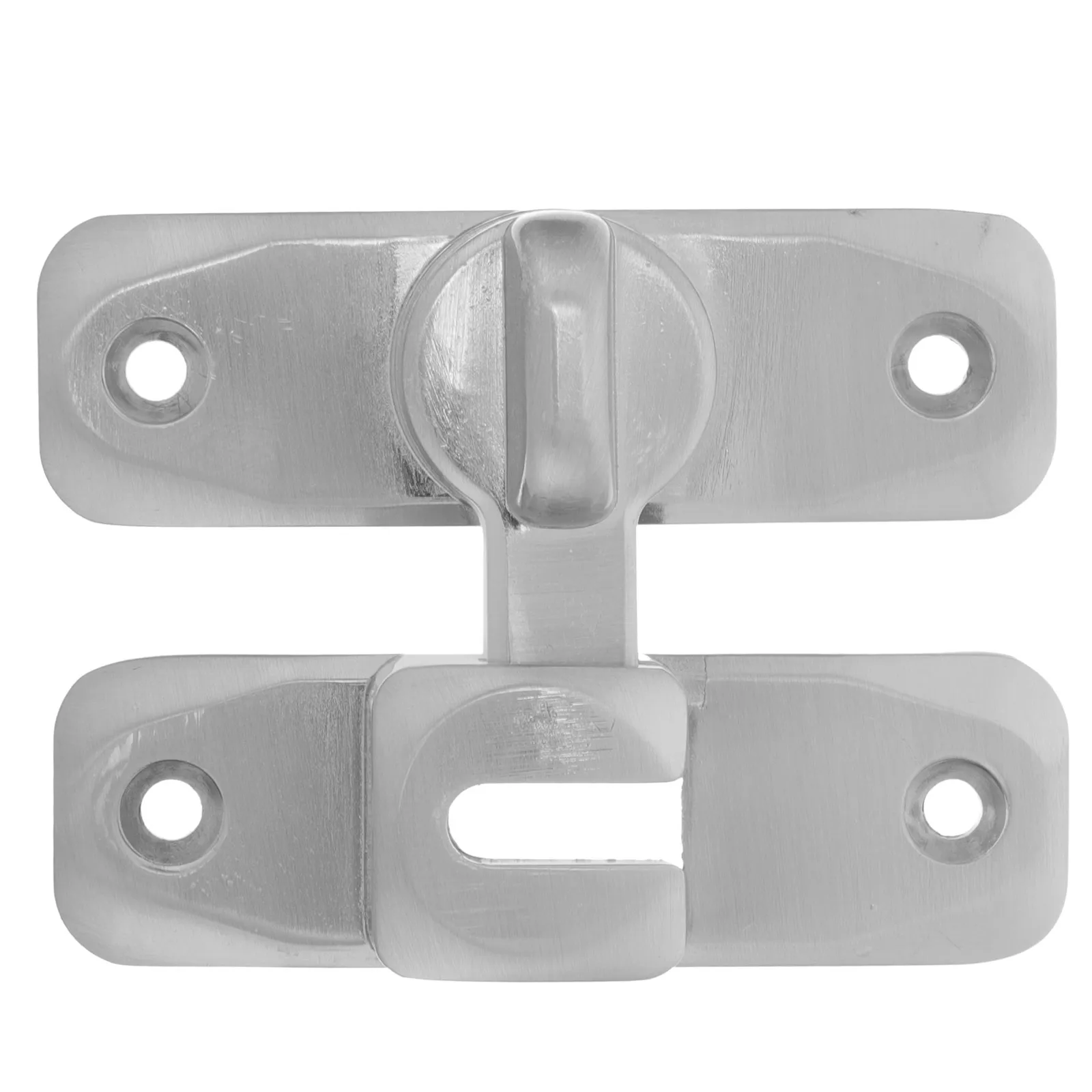 

Door Lock Punch-free Buckle Yard Barn Locks Latch Security Hardware Silver Garage Bolt Travel