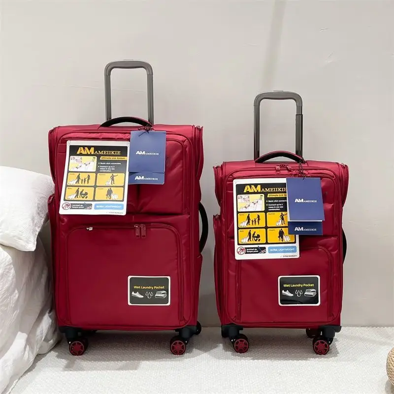 Gepäcksets aus Oxford-Stoff, 20-Zoll-Koffer, Zugstangenbox, multifunktionaler Business-Koffer, großes Fassungsvermögen, Sierra Diego Diego