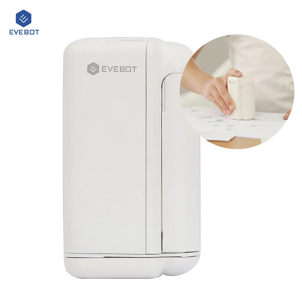 Портативный ручной мини-принтер EVEBOT PrintPods с функцией Bluetooth для картриджа с чернилами для татуировки