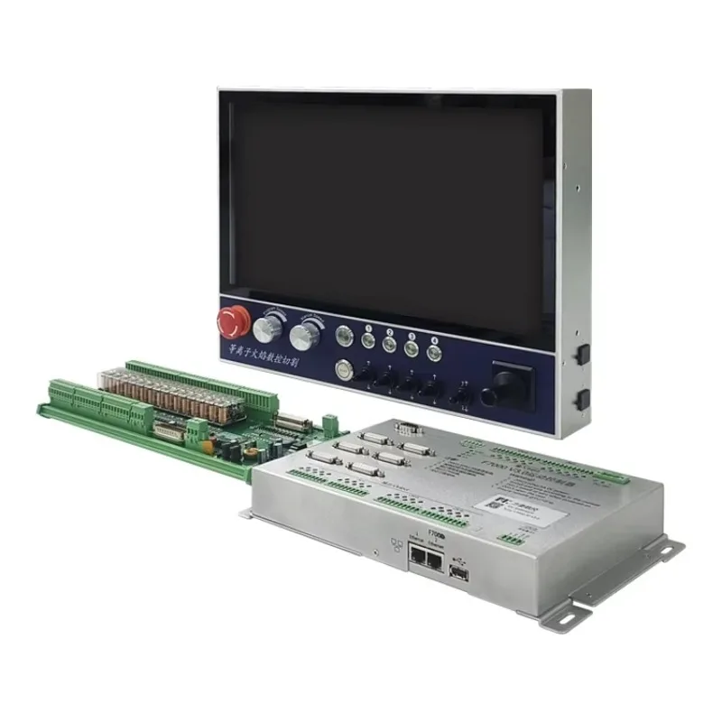 Fangling serviço personalizado F7600WF-IN baseado em PC placa de 10 janelas corte de plasma 2 3 4 5 controlador de plasma CNC de 6 eixos