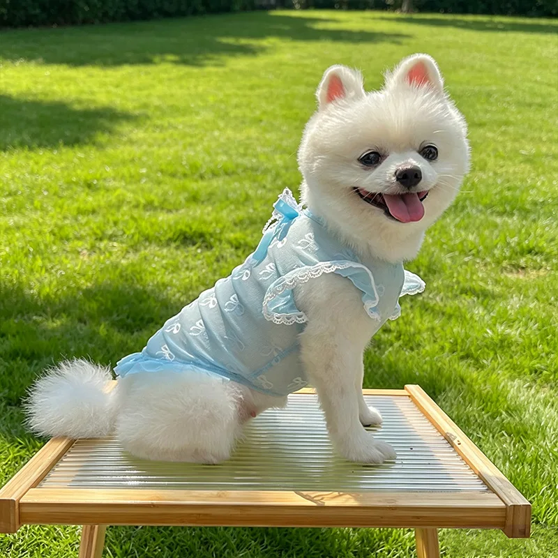 Ropa de verano para perros y gatos con mangas voladoras y comoda - imagen 4