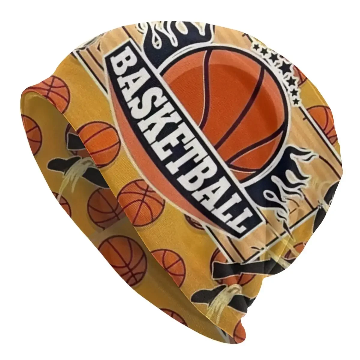 Benutzerdefinierte Basketball Motorhaube Homme Straße Stricken Hut Für Frauen Männer Winter Warme Punkte Runde Körperliche Kultur Beanies Caps