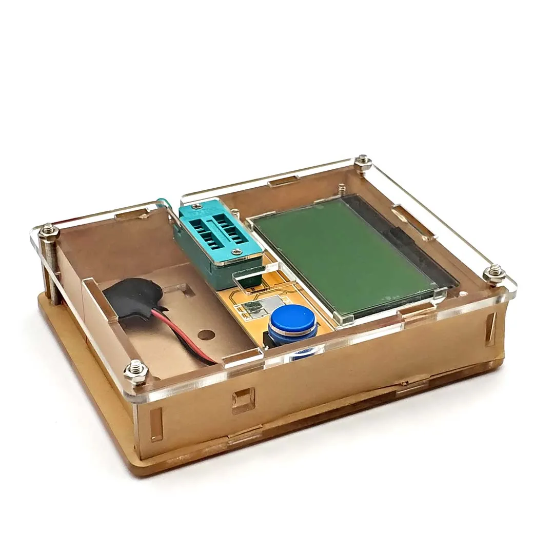 คุณภาพสูงใหม่เอี่ยม LCR-T4 ESR Meter ตัวตรวจสอบทรานซิสเตอร์ Diode Triode Capacitance SCR Inductance