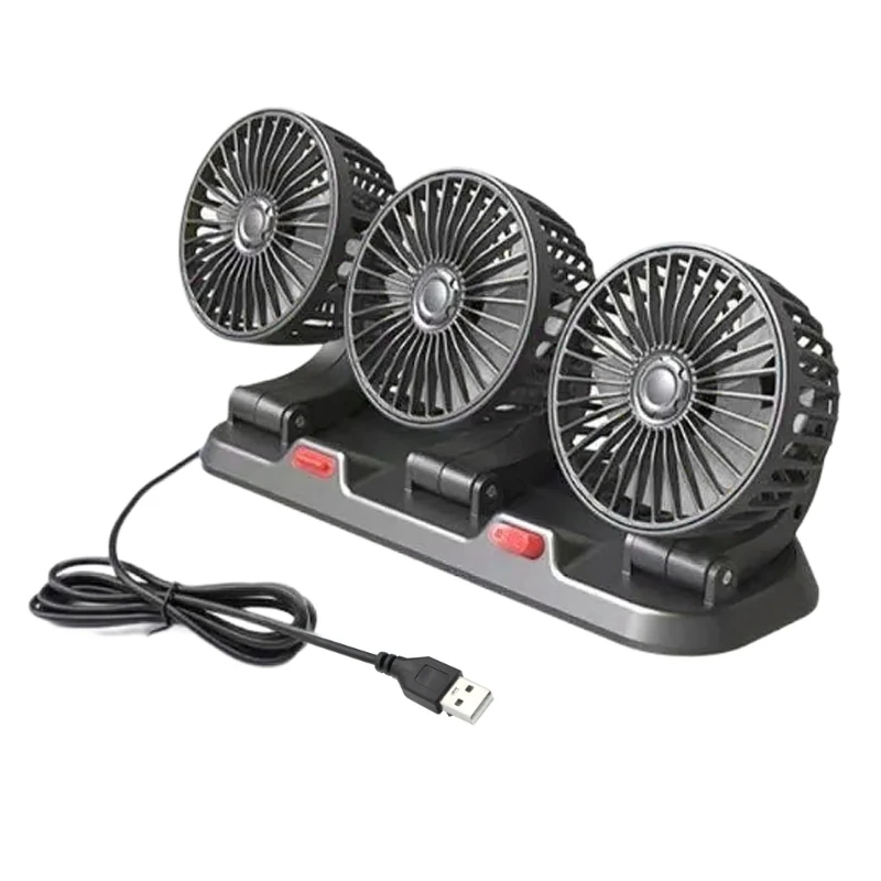 2 Wind Speed Adjustable Fan USB Power Ventilation Fan for Office Indoor Outdoor Dropship