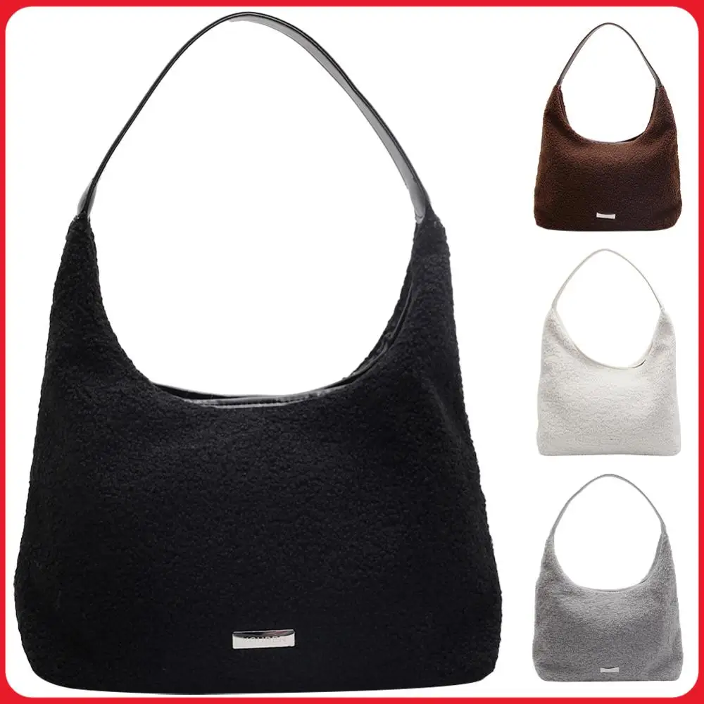 

Plush Shoulder Bag for Women Cute Fluffy Tote Handbag Large Capacity Plush Furry Tote Bag Cute Fuzzy Purse Shopping Dating Bag