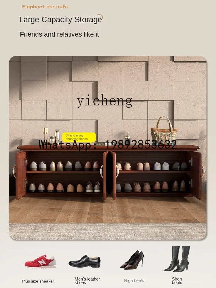 new Chinese all-aluminum shoe changing stool courtyard small shoe cabinet waterproof and sun-proof locker
