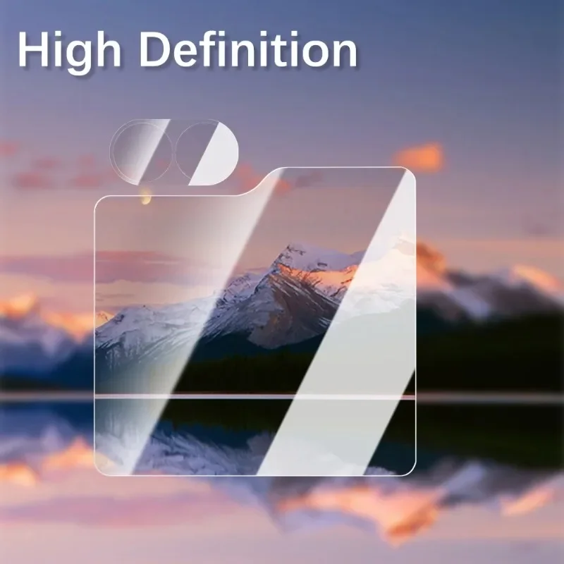 9 IN 1 Screen Protector For Samsung Galaxy Z Flip 6 Flip6 Flip5 5G Rear Camera Lens Screen Tempered Glass Inner Hydrogel Film